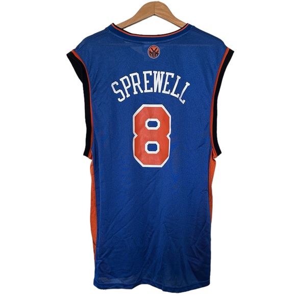 New York Knicks #8 Latrell Sprewell Basketball Jersey - Picture 3 of 10